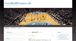 Desktop Screenshot of dhb.handballtrainer.de